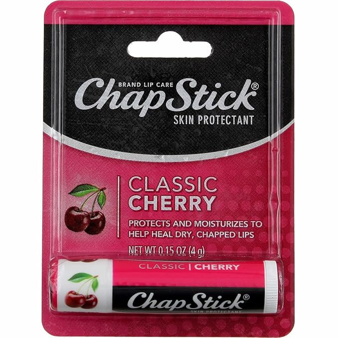 0.15 Oz Cherry Flavor Skin Protectant Flavored Lip Balm Tube (Pack of 4)-Velvo Beauty