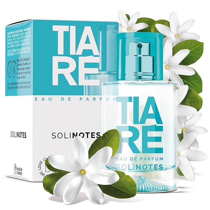 SOLINOTES Tiaré Perfume for Women - Eau De Parfum | Delicate Floral and Soothing Scent - Made in France - Vegan - 1.7 fl.oz-Velvo Beauty