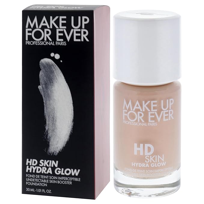 HD Skin Hydra Glow - 1R12 Cool Ivory by Make Up For Ever for Women - 1 oz Foundation-Velvo Beauty