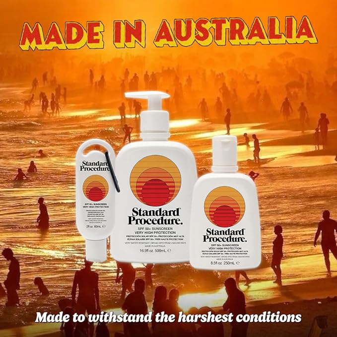 Standard Procedure. Lip Balm SPF 50+, Hydrating Lip Moisturizer For Dry & Cracked Lips, Waterproof, Mango Butter & Vitamin E, 0.17 oz-Velvo Beauty