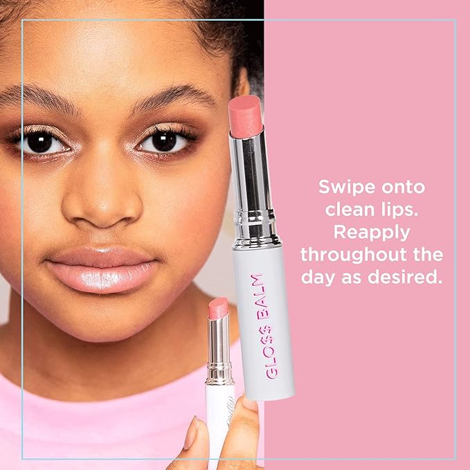 Petite 'n Pretty Glo$$ Lip Balm ($hine Bright) - Makeup for Kids, Tweens, Teens - Hydrating, Lightweight Lip Gloss Made in the USA-Velvo Beauty