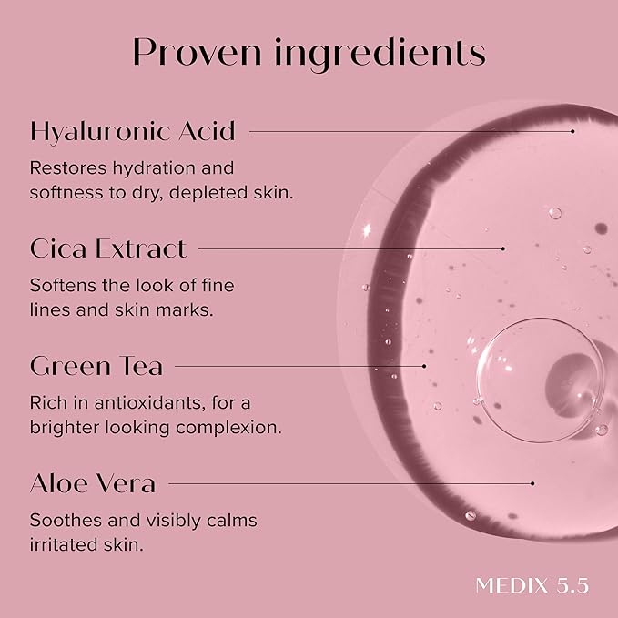 Medix 5.5 Anti Aging Skin Care 3PC Set | Retinol Body Cream + Exfoliating AHA Glycolic Acid Foaming Face Wash & Body Wash + Hyaluronic Acid Serum Booster, Cleanse + Treat + Hydrate Skincare Set, 3PC-Velvo Beauty