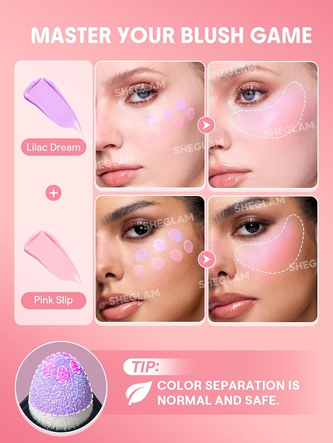 SHEGLAM Color Bloom Liquid Blush-Pink Slip-Velvo Beauty