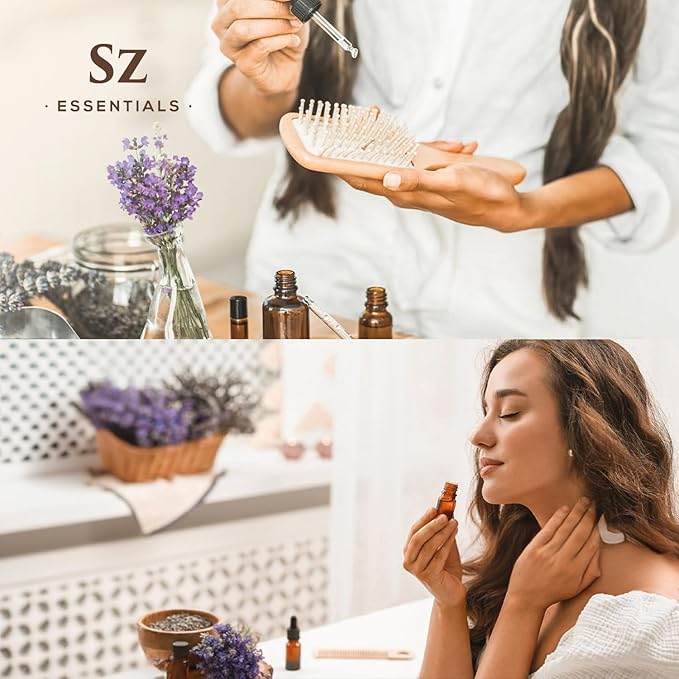 Kashmir Lavender Essential Oil – 100% Pure & Undiluted – Sweet Floral Scent for Relaxation, Aromatherapy, Self-Care, Natural Perfumery – Vegan & Therapeutic – 0.22 fl oz (6.5 mL)-Velvo Beauty