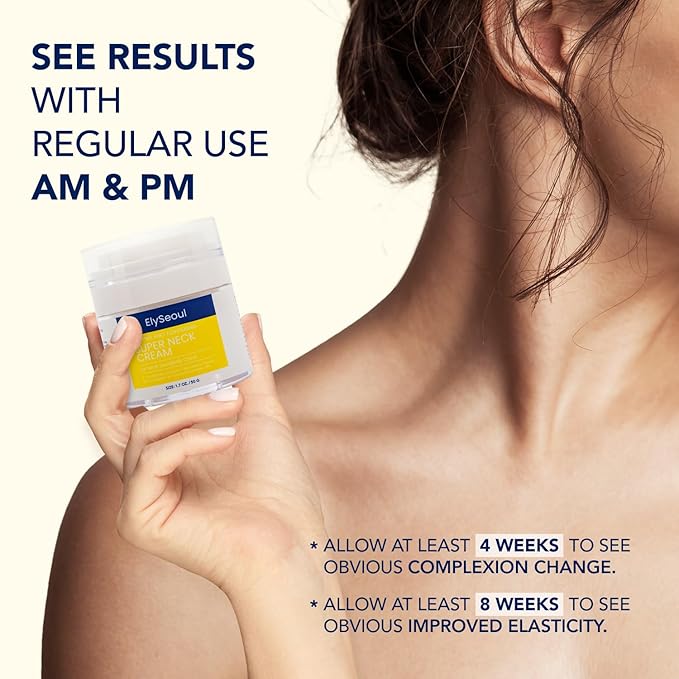 Korean Neck Cream for Firming & Tightening: Neck & Chest Anti-Aging Treatment for Crepey Sagging Skin & Wrinkles-Velvo Beauty