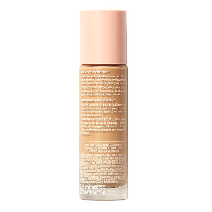 e.l.f. Halo Glow Liquid Filter, Complexion Booster For A Glowing, Soft-Focus Look, Infused With Hyaluronic Acid, Vegan & Cruelty-Free, 5 Medium/Tan-Velvo Beauty