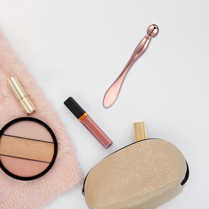 6 Pcs Metal Eye Cream Applicator Eye Roller Tool Eye Cream Applicator Stick Facial for Reducing Puffiness Wrinkle-Velvo Beauty