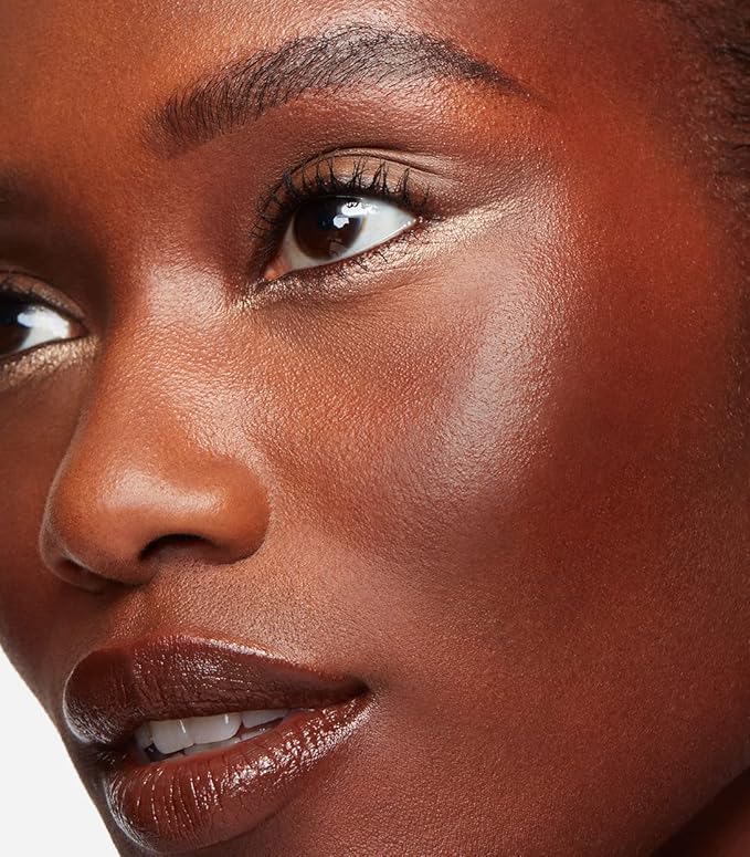 MAKE Beauty Heat Stroke Cream Blush Stick for Cheeks with Natural Hydrating Dewy Finish. Creamy Gel Blush Balm - Shade Baked, Deep Chocolate Brown Cheek Tint-Velvo Beauty