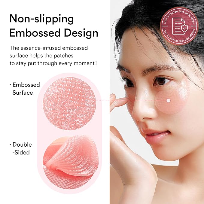 Abib PDRN Retinal Eye Patch Glow jelly 60 Patches, Korean Under Eye Patches for Puffy Eyes and Dark Circles, Anti-Wrinkle, Collagen, Caffeine, Niacinamide-Velvo Beauty