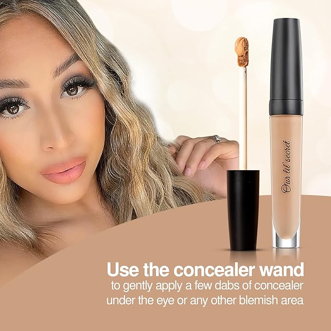 Frankie Rose Cosmetics Our Lil’ Secret Concealer – Sweat-Proof & Matte Under Eye Concealer, Long Lasting Concealer Full Coverage For Fine Lines, Dark Circles & Hide Imperfections - Angelic-Velvo Beauty