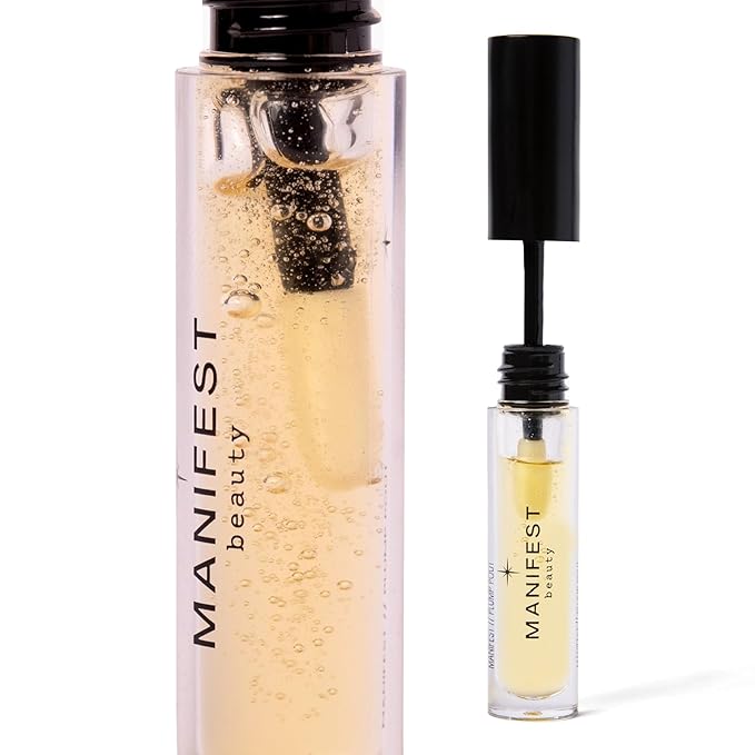 BIG POUT ENERGY Lip Plumper, Chili-Infused Lip Plumping Oil for Full and Smooth Lips, Lip Gloss Finish, With Easy Swipe XL Wand Applicator, Crystal Clear, 0.12 fl oz-Velvo Beauty