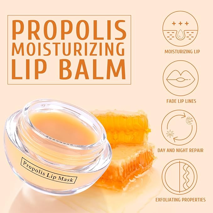 4Pcs Honey Lip Mask Pot, Moisturizing Honey Lip Masks-Velvo Beauty