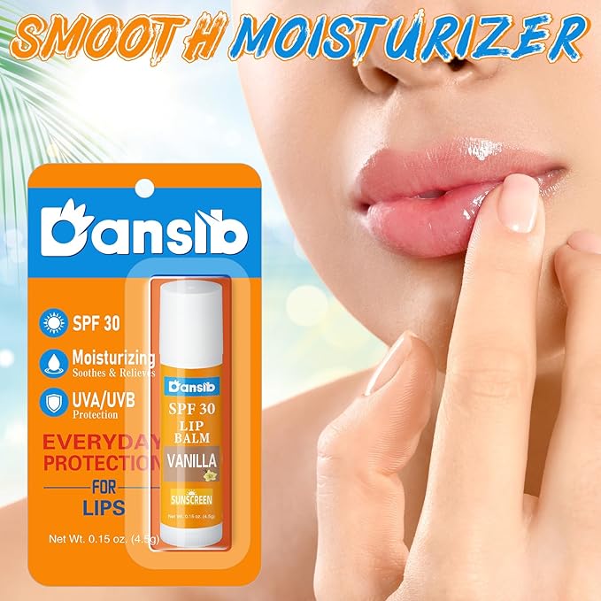 25 Pcs Sunscreen Lip Balms Bulk SPF 30 Lip Balms Stick with Sunscreen Employee Staff Appreciation Gifts Bulk Team Coworkers Christmas Party Gifts for Outdoor Travel Beach-Velvo Beauty