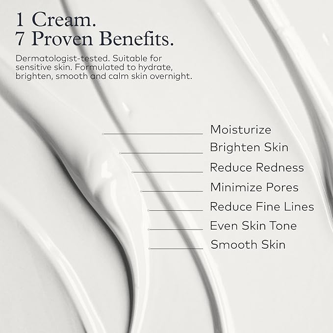 Onekind Dream Cream Night Moisturizer – Hydrating Anti-Aging Face Cream with Squalane, Rosehip & Shea Butter – Fragrance-Free, Vegan, for Dry & Sensitive Skin – 1.7 oz-Velvo Beauty