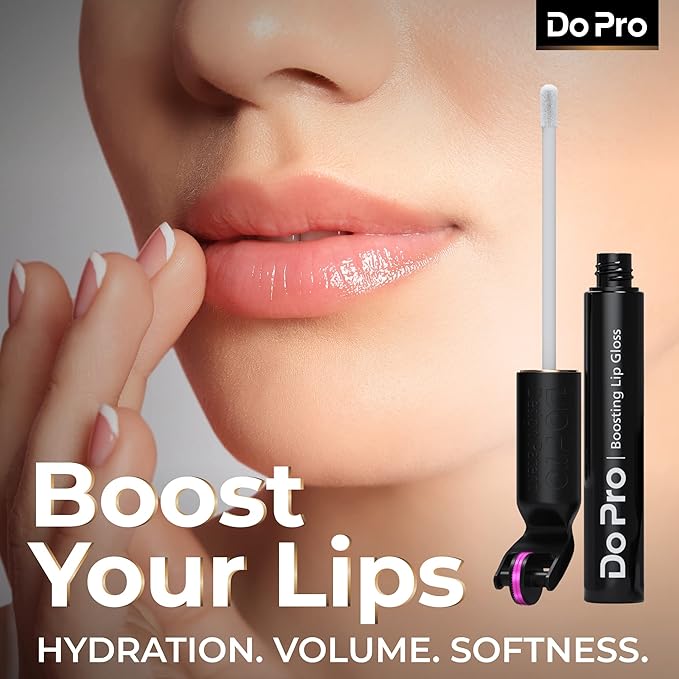 Gentle Lip Lift Stick Boost-In - Plumper Stick with Anti-Aging Stimulating Roller, Plumping Lip Stick with Hyaluronic Acid, Collagen, Vitamin C & E - Volumizing & Hydrating Lip Plumping Serum - 5ml-Velvo Beauty