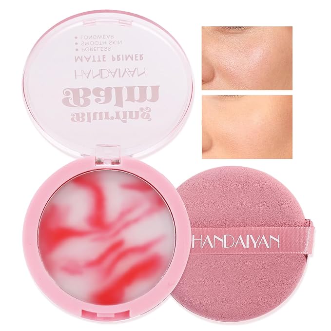 Beauty Poreless Setting Powder, Two Color Cream Translucent Lightweight Oil Control No Sebum Loose Face Powder,Waterproof&Long-Lasting Natural Matte Primer,Makes Skin Downy-Velvo Beauty