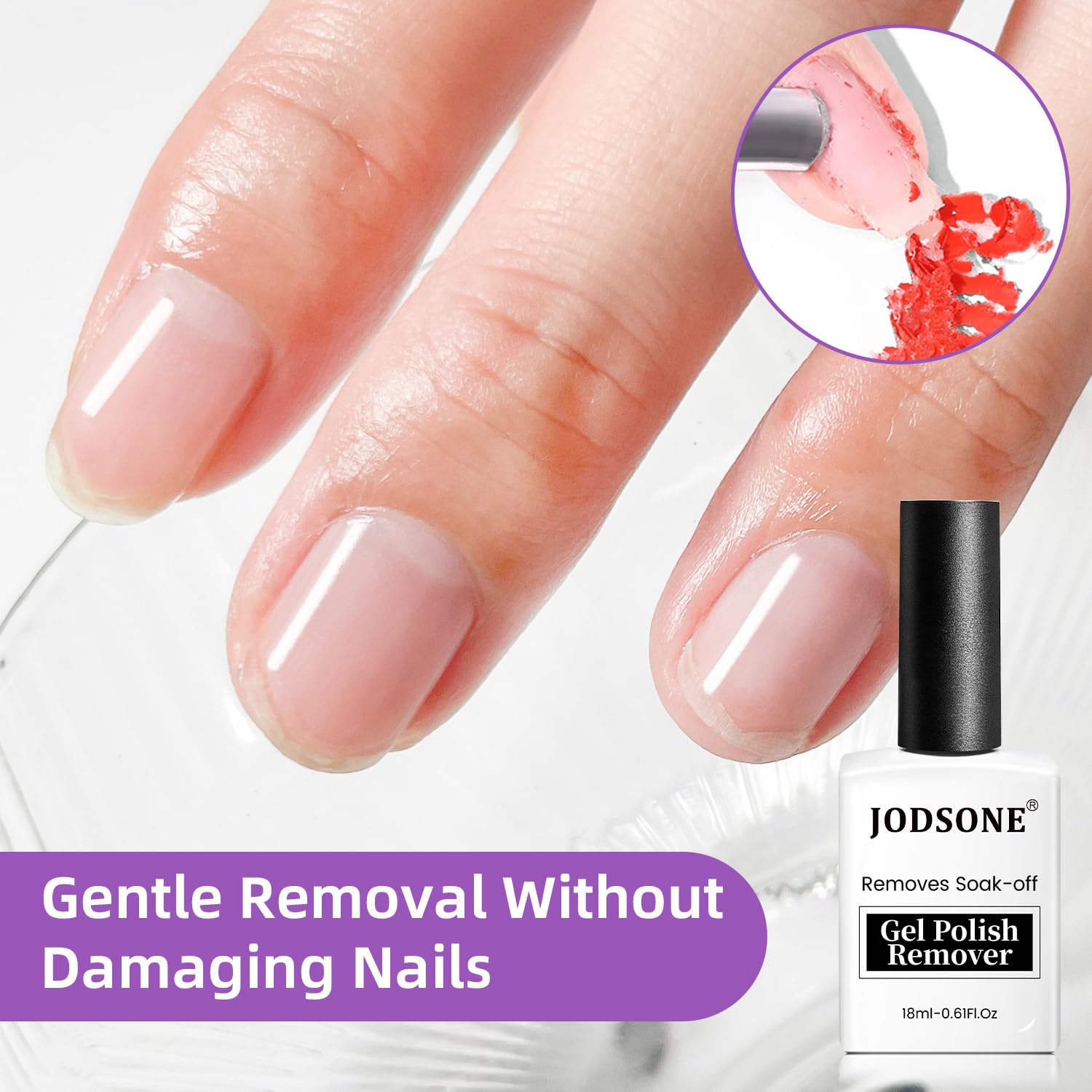 JODSONE 18ML Gel Nail Polish Remover No Need Soaking or Wrapping Gel Remove Within 2-5 Minutes Gel Nail Remover Easy And Quick Remove-Velvo Beauty