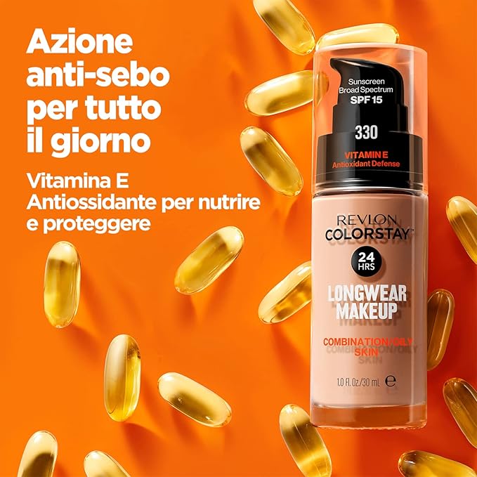 Revlon Colorstay Makeup Foundation 250 Fresh Beige (Beige)-Velvo Beauty