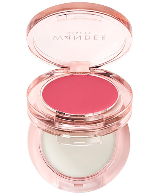 Wander Beauty Double Date Lip & Cheek - Rendezvous/Swipe - 4-in-1 Cream Blush & Lip Tint - Blush, Lip Moisturizer, Lip Balm & Eye Gloss - Multitasking Eye, Cheek & Lip Makeup With Green Tea - 0.07 oz-Velvo Beauty