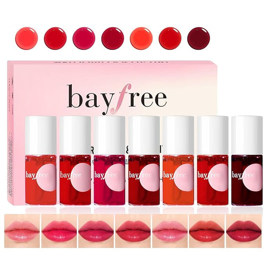 Lip Tint Stain Set, Lip Stain Long Lasting Waterproof, Lightweight, Non-sticky, Transfer-Proof, Matte Finish (fruit land)-Velvo Beauty