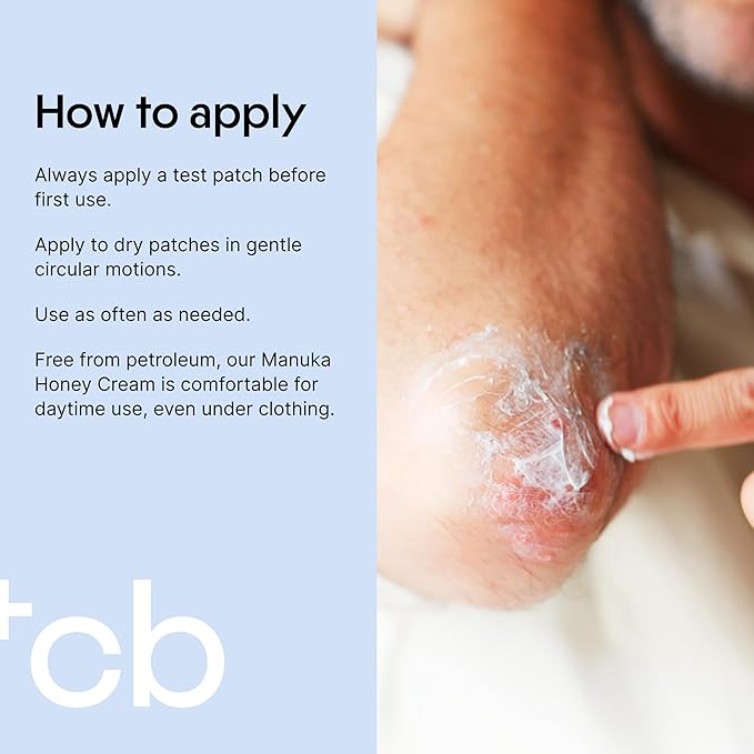 Clearbody Manuka Honey Eczema Cream – Organic Eczema Honey & Collodial Oatmeal Moisturizer for Soothing, eczema, Dry & Itchy Skin – Face & Body Lotion - Plant-Based Formula (2oz)-Velvo Beauty