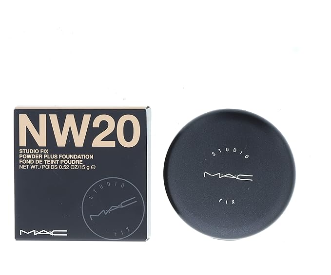 MAC Studio Fix Powder Plus Foundation NW20 - ROSY BEIGE WITH ROSY UNDERTONE FOR LIGHT SKIN (NEUTRAL-WARM) 15 g / 0.52 oz-Velvo Beauty
