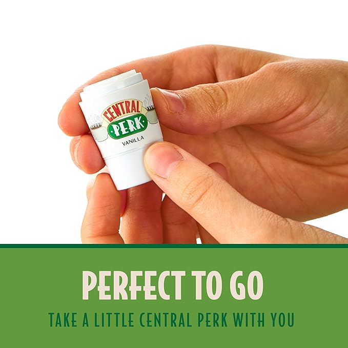Central Perk Lip Balm - Set of 3 Flavored Chapsticks - Officially Licensed Friends TV Show Merchandise-Velvo Beauty