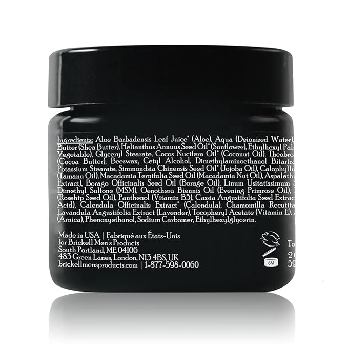 Brickell Men's Revitalizing Anti-Aging Cream For Men, Face Moisturizer For Face To Reduce Fine Lines and Wrinkles, Natural and Organic Anti Wrinkle Night Face Cream, 2 Ounce, Scented-Velvo Beauty