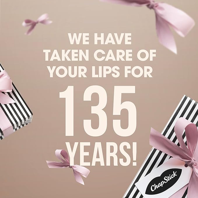 ChapStick Classic Cherry Lip Balm Tube, Flavored Lip Balm for Lip Care on Chafed, Chapped or Cracked Lips - 0.15 Oz-Velvo Beauty