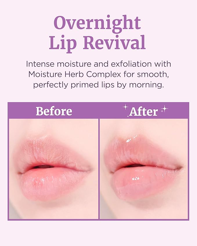 VDL Herbal Lipcerin (0.5fl oz) - Bergamot, Mallow Leaf, Sage. Long Term Moisturizing, Plumping, Conditioning Lip Gloss Balm. Korean Skin Care Sleeping Mask for Dry, Chapped Lips.-Velvo Beauty