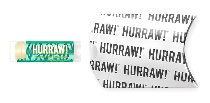 Hurraw! Coconut, Mint, Lemongrass (Pitta) Lip Balm: Organic, Certified Vegan, Cruelty and Gluten Free. Non-GMO, 100% Natural Ingredients. Bee, Shea, Soy and Palm Free. Made in USA-Velvo Beauty