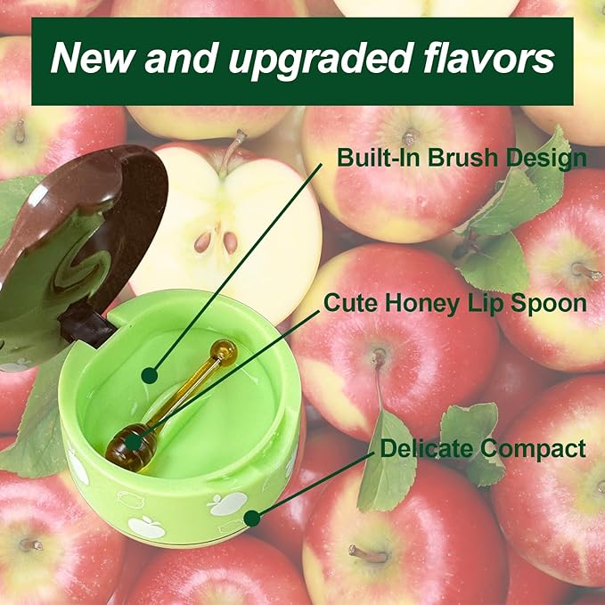 1PCS Bee Lip Balm Honey Pot, Moisturizing Lip Balm Overnight Lip Sleeping Mask Lip Scrubs Exfoliator, Hydrating Prevention Dry and Crack Lips, Lip Repair Nourishes the Lip Skin-Velvo Beauty