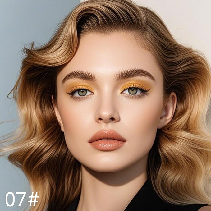 Erinde Waterproof Eyeshadow Stick, Cream Eye Shadow Stick, Long-Lasting, Crease-Proof, Cream to Powder Buildable & Blendable Eye Shadow Pencils Crayon, Vegan & Cruelty-Free, 07 Sun-Velvo Beauty