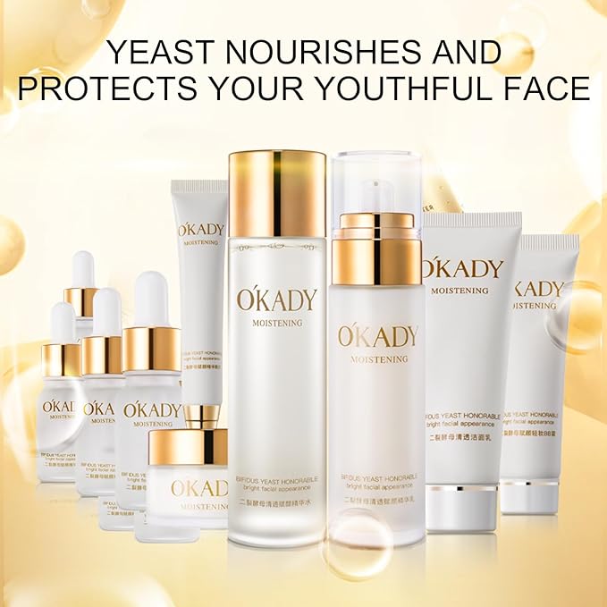 O'KADY Anti Aging Skin Care Sets Gentle Skin,Care Travel Kit,cleanser,Toner, Face Serum,Eye Cream,Face Cream Facial Skin Care Sets & Kits for Wife Mom Women Girl Valentine's Day (12 Piece)-Velvo Beauty