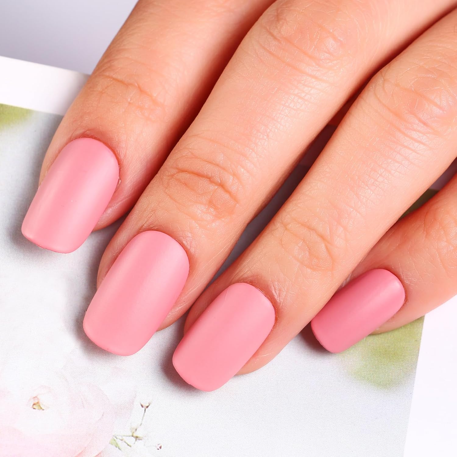 Major Dijit Matte Nail Polish Air Dry Nail Art Varnish (Cherry Pink, 10 ML)-Velvo Beauty