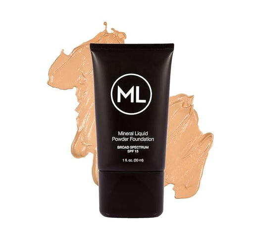 Mineral Liquid Powder Foundation ~Vanilla Cream~ 1 fl oz-Velvo Beauty