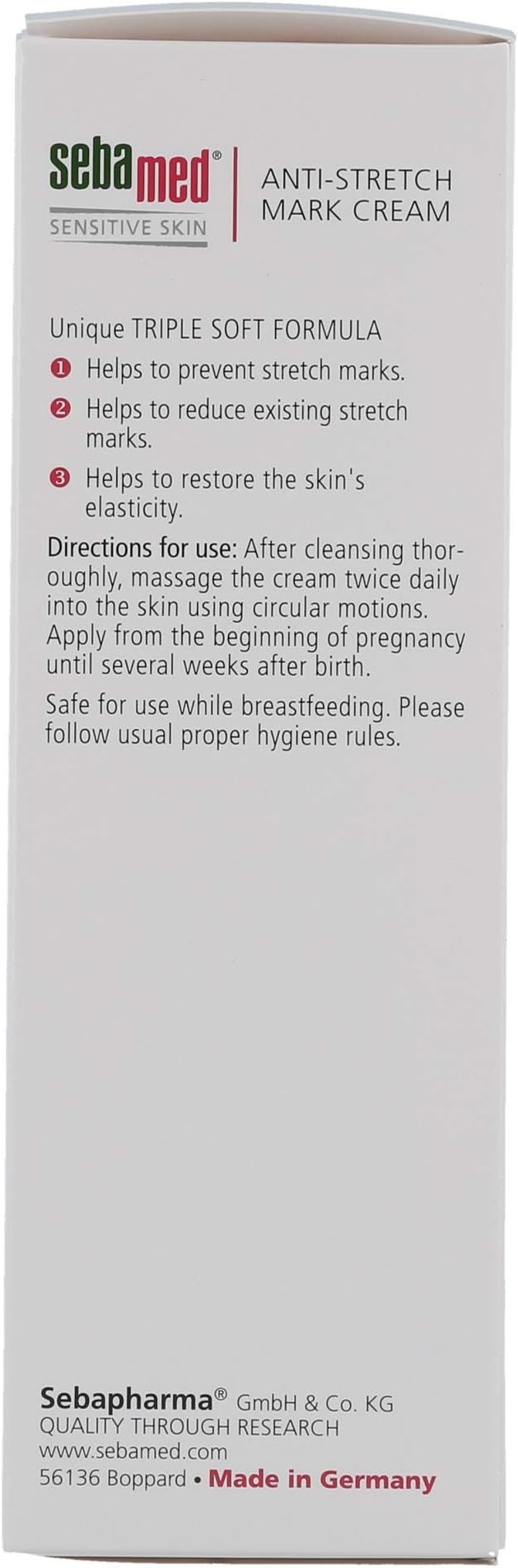 Sebamed Anti-Stretch Mark Cream Stretch Mark Cream - for Pregnancy Stretch Mark & Prevention Oil - Stretch Mark Removal Cream for Pregnant Women, Mothers - Safe for All Ages & Skin Types-Velvo Beauty