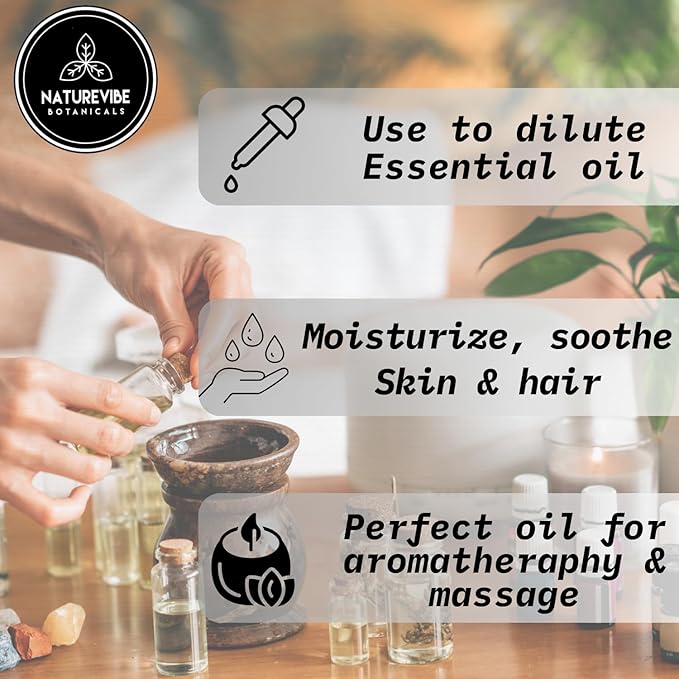 Naturevibe Botanicals Jamaican Black Castor Oil 32 Ounces | 100% Pure and Natural | Great for Skin Care and Hair Care-Velvo Beauty