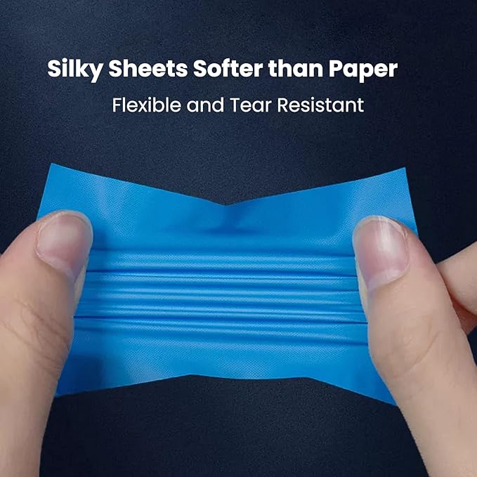 ROSELYNBOUTIQUE Oil Blotting Sheets for Face - 100 Organic Premium Flexible Silky Blotting Sheets Instant Oil-Absorbing Remove Excess Oil & Shine Oil Control Films-Velvo Beauty