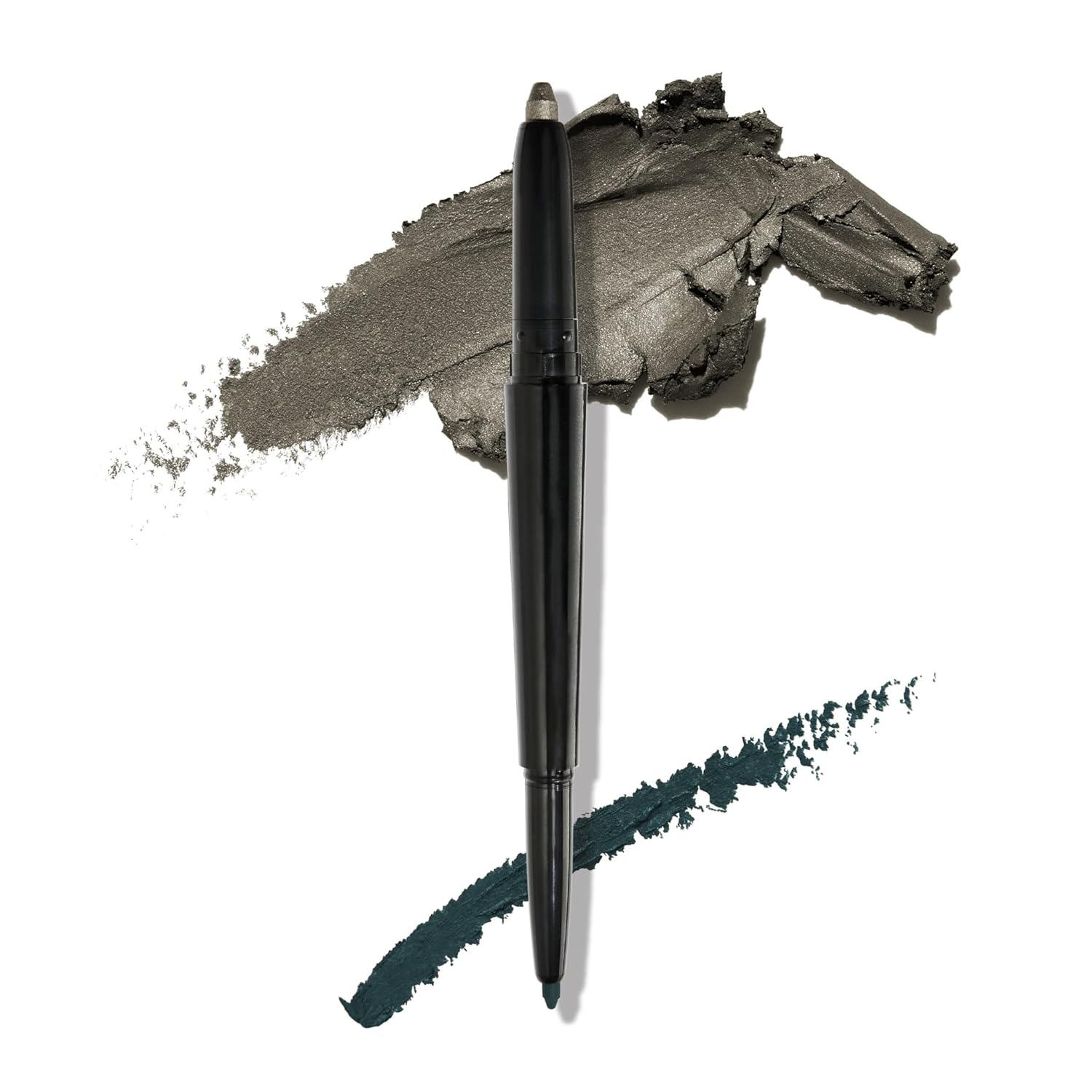 LAURA GELLER NEW YORK Swipe-n-Line Dual-Ended Eyeshadow + Eyeliner - Dramatic (Sage-Gray/Stormy Blue) - Cream Eyeshadow & Smooth Glide Eyeliner - Waterproof & Crease-free Color-Velvo Beauty