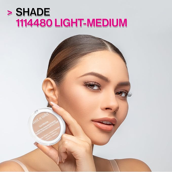 wet n wild Photo Focus Dewy Liquid Foundation Makeup Soft Beige & Bare Focus Clarifying Finishing Powder Fair-Light-Velvo Beauty