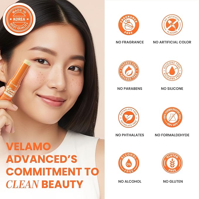 VELAMO ADVANCED Retinol Eye Balm Stick: Made in Korea, Upgraded 8-IN-1 Formula with Collagen, Niacinamide & Peptides – Under Eye Cream for Dark Circles, Puffiness & Wrinkles, 0.35oz/10g-Velvo Beauty