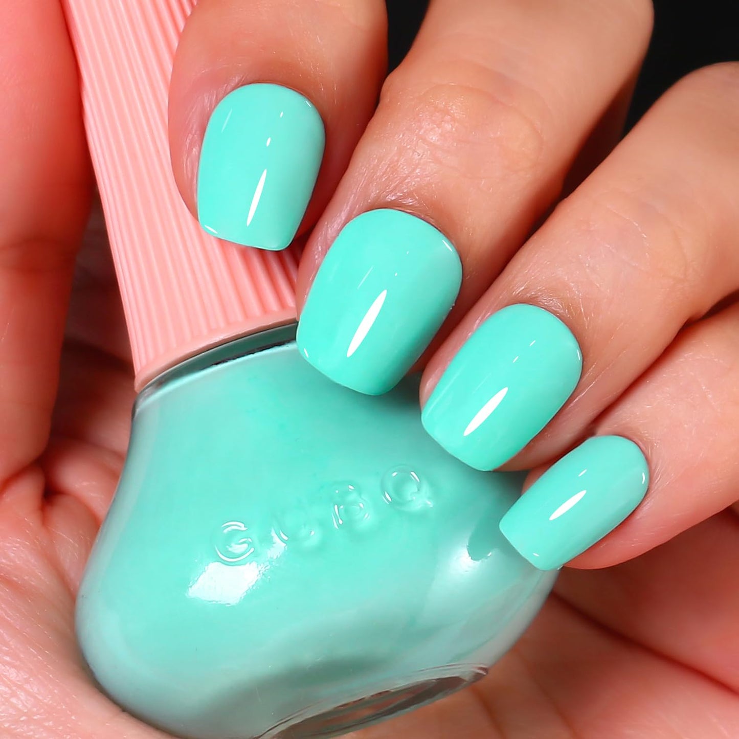 Major Dijit Bright Cyan Quick Dry Regular Nail Polish - Nail Art Lacquer, 0.41 Fl Oz-Velvo Beauty