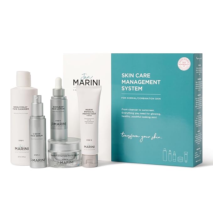 Jan Marini Skin Research Skin Care Management System - With Marini Physical Protectant Tinted SPF 45 - Normal/Combination Skin-Velvo Beauty
