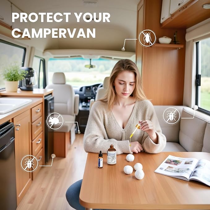 HIQILI Peppermint Essential Oil Add to Spray, Diffuser, Can Enjoy Air Freshening, Use in Kitchen, Bedroom, Office, Extra Free Travel Bottle - 3.38 Fl Oz/100 ML-Velvo Beauty