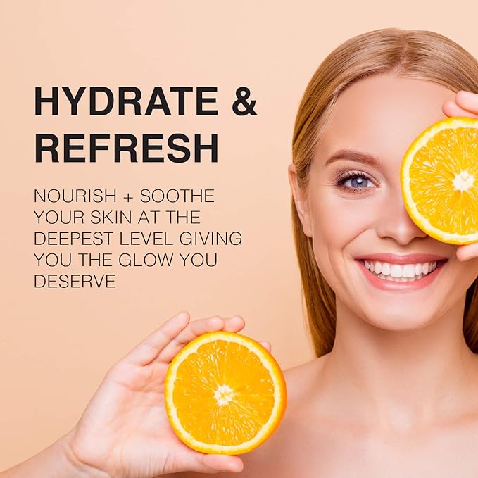 Vitamin-C Face Mist & Setting Spray for All Skin Types - Hyaluronic Acid, Aloe Vera & Rose Water - Skin Brightening, Anti-Aging, Moisturizing, Pore Minimizing - 4 Fl Oz-Velvo Beauty
