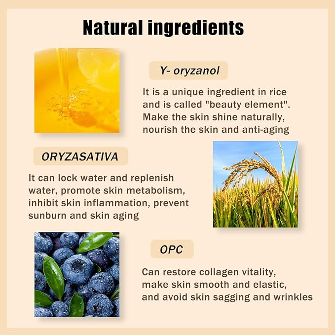 Skincare Gifts for Teenage Girls - Rice Raw Pulp Skin Care Sets & Kits - 6PCS Pamper Gifts for Women with Facial Cleanser-Toner-Eye Cream-Essence-Emulsion-Cream - Gift Set for Firming Hydrating Skin-Velvo Beauty