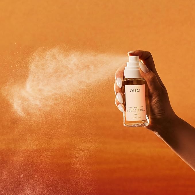 OUAI St. Barts Bundle - Includes Hair & Body Mist (3.3 Oz) for Head-to-Toe Fragrance and Hydrating Body Cream (7.5 Oz) for Smooth, Supple Skin that Smells Amazing - 2 Piece Bundle-Velvo Beauty