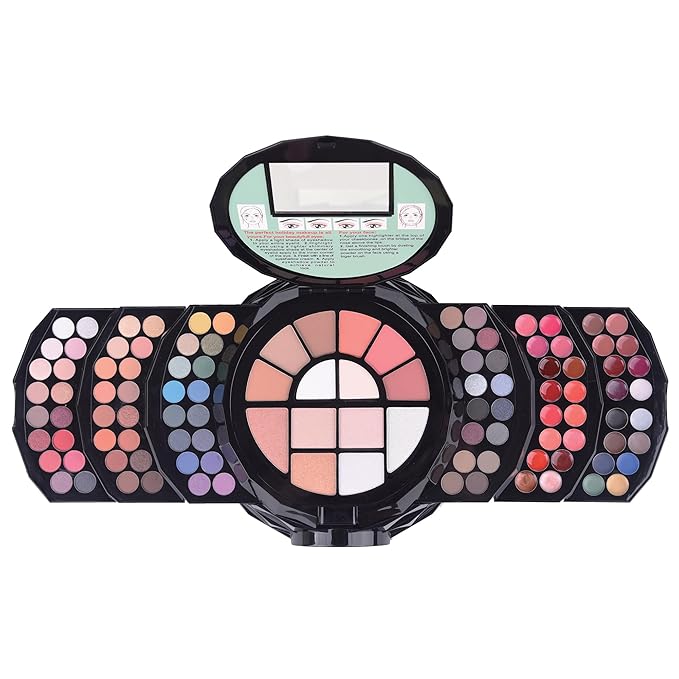 SHANY All In One FLOWERS Makeup Set - Ultimate Fancy Makeup Kit - Eyeshadows, Lip colors, Face Powders, Highlighters, and Blushes.-Velvo Beauty