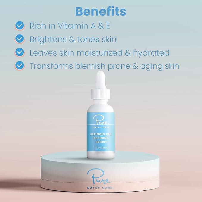 Retinoid Pro Refining Serum - Retinol-Alternative Vitamin E Vitamin C Professional Clean Beauty Facial Skincare-Velvo Beauty
